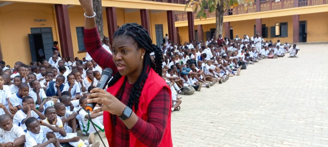 Students participating in a leadership conference